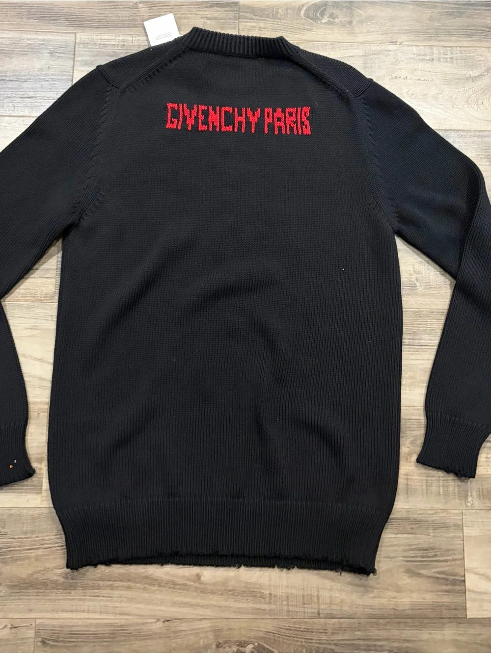 Givenchy Logo Pattern Round Neck Loose Long Sleeve Sweater New with tag